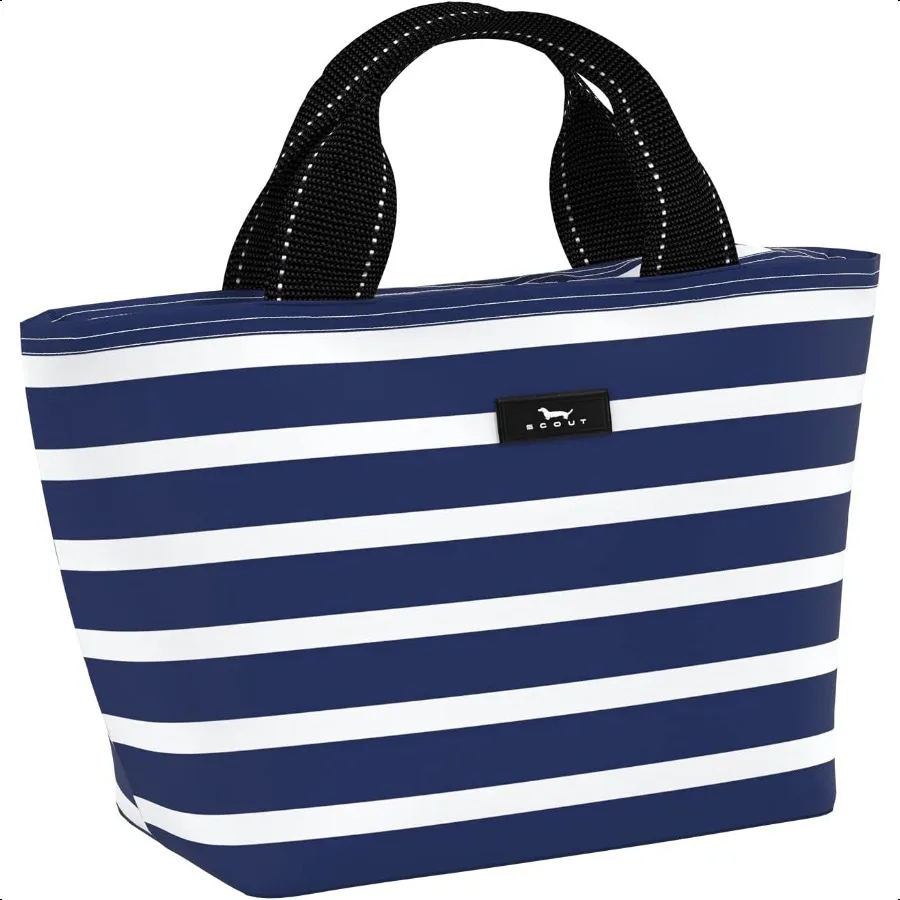 

Nooner Lunch Box Lightweight Insulated Lunch Bag with Outside Zip Pocket Cooler For Women Everyday Beach Cooler