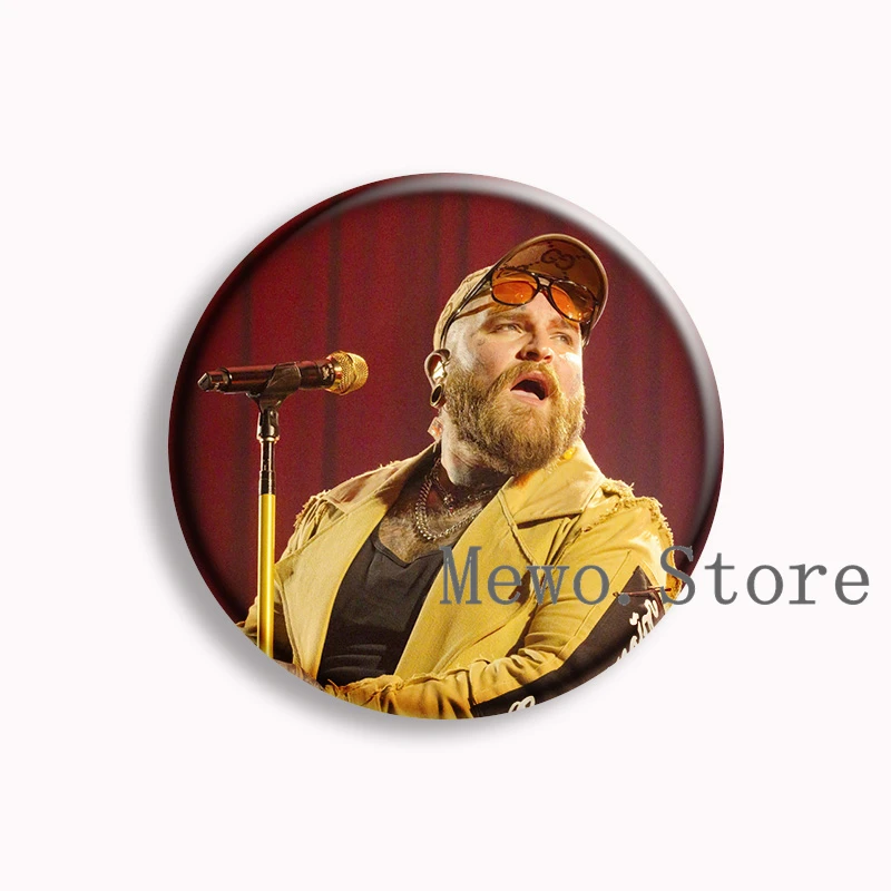 Gorący piosenkarz Teddy Swims, miękki przypinka z guzikiem, okładka albumu, estetyczne broszki, odznaka, dekoracja torby, akcesoria, prezenty dla fanów, kolekcjonerskie.