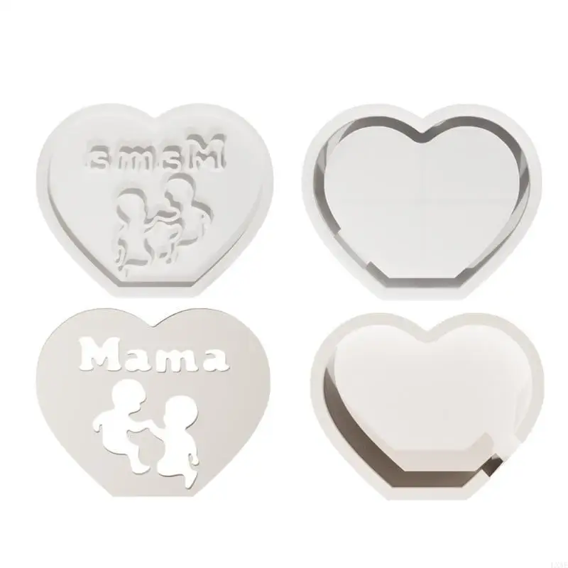 Silicone Molds Nightlight Molds Project Moulds Hollow Heart for Ornament
