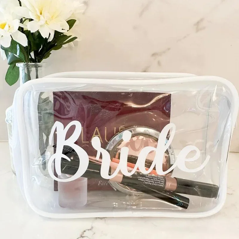 Bride Hangover Survival Kit makeup bag Bachelorette hen Party bridal shower bride to be beach wedding engagement future Mrs gift