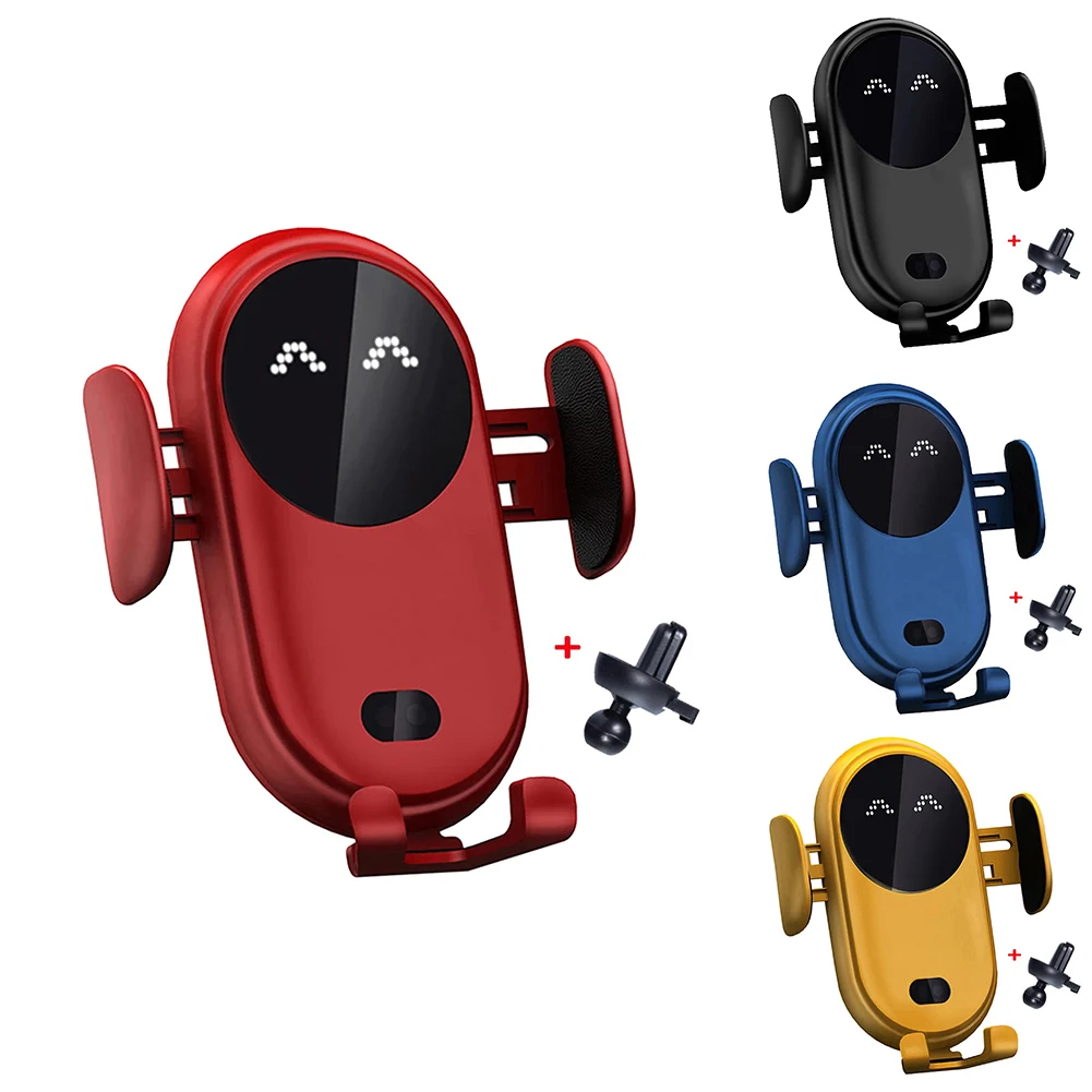 

S11 Car Wireless Charging plug Vent Mount 10W Fast Charging Auto-Clamping Car Mount Phone Holder Compatible For 4.5-6.5 Inches