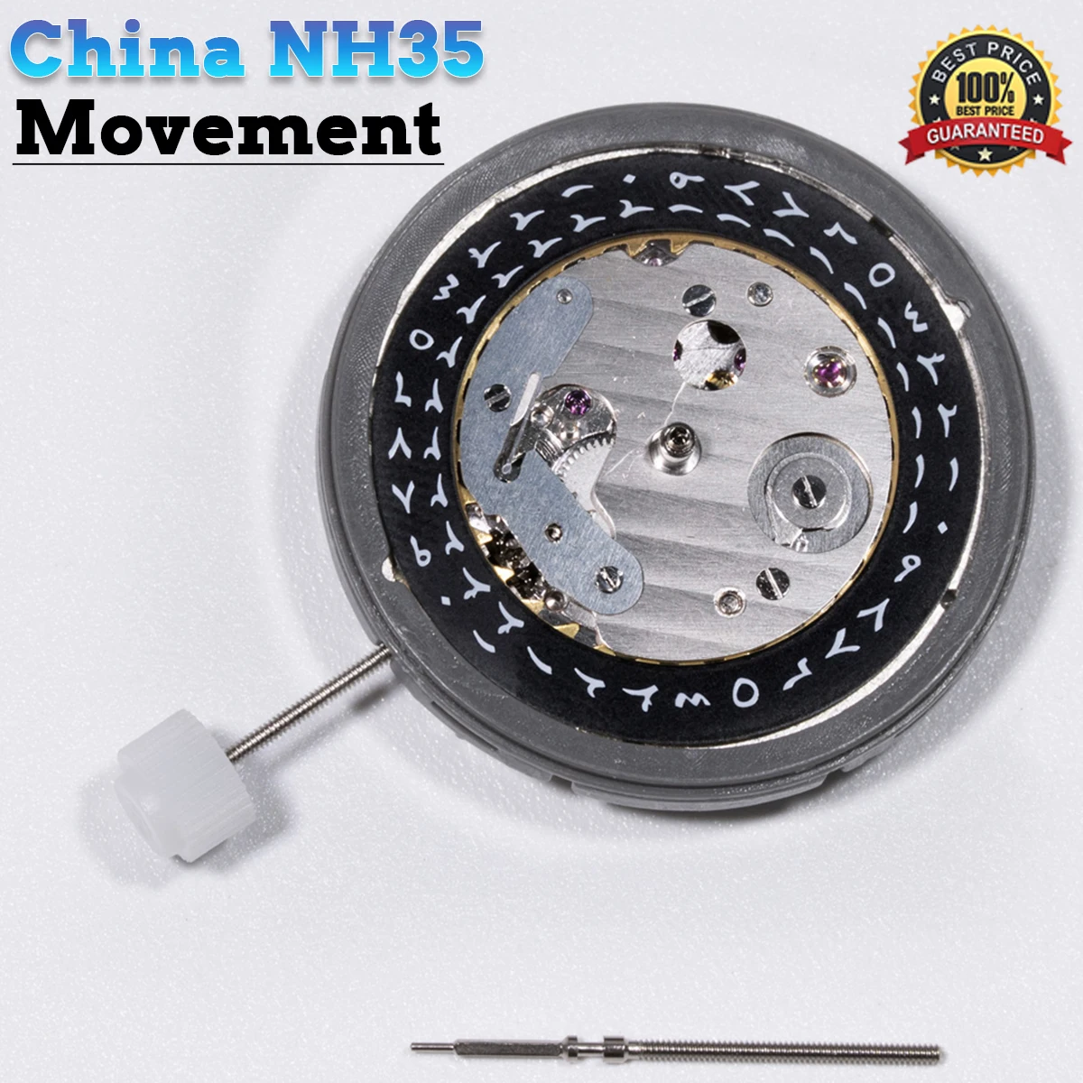 

NH35 China Movement Can Replace Japanese NH35 Movement Date At 3.0 6.0 o'clock Calendar High Accuracy Automatic NH35A Mechanical