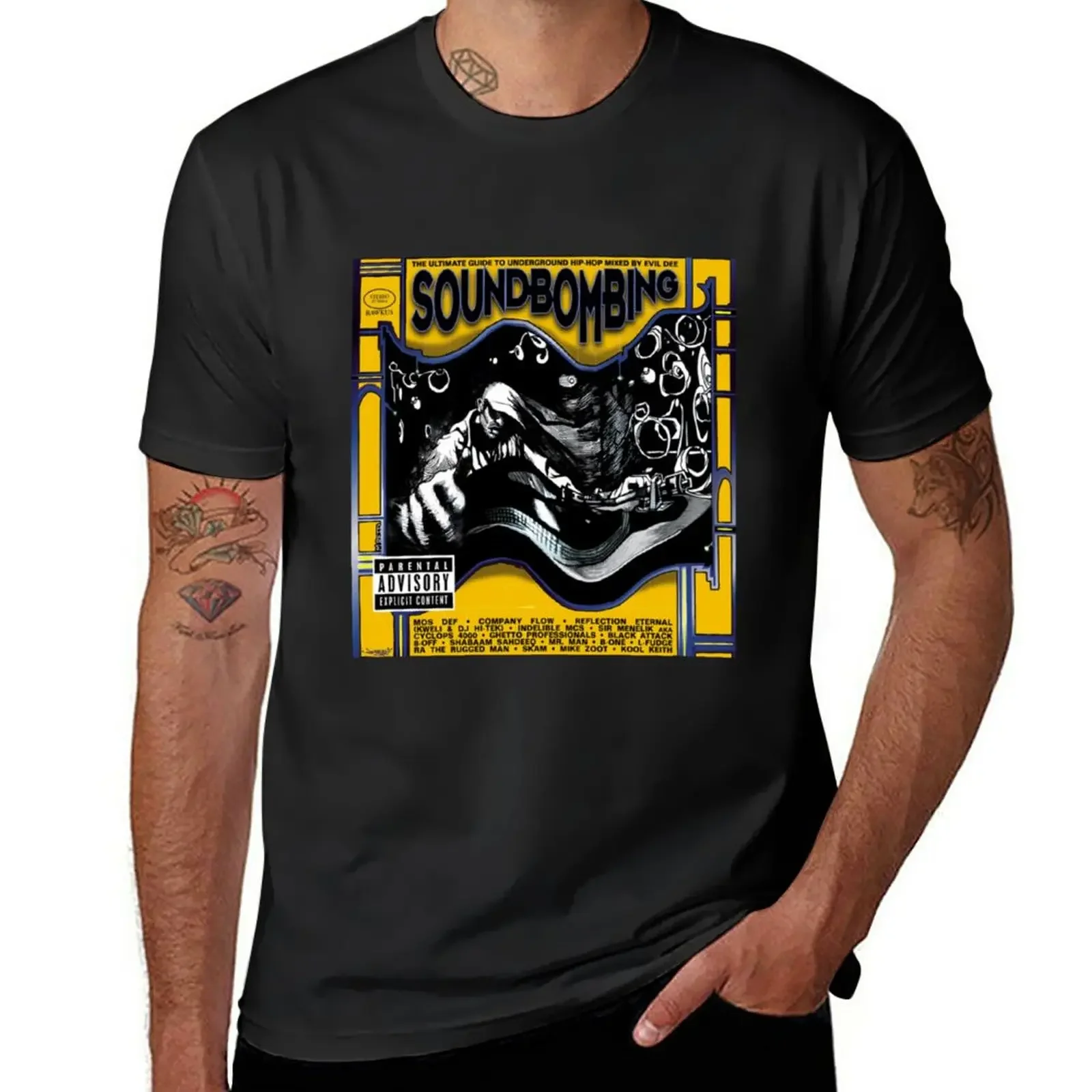 New Soundbombing - Underground Hip Hop 1997 T-Shirt Tee shirt t shirt man black t shirts sweat shirts, men