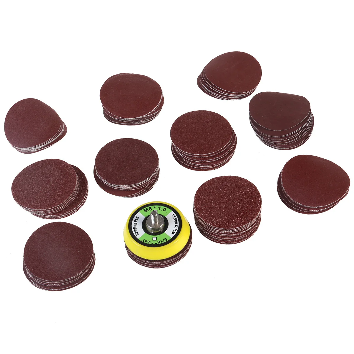 

Hook Loop Sanding Discs Polishing Base with Sanding Pads Random Chassis Sandpaper for Wood Metal Automotive Finishing