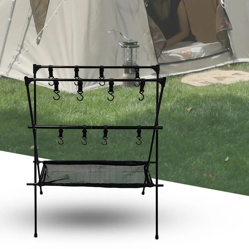 

Versatile Camping Shelving Foldable Portable Triangular Camping Hiking Shelf Triangular Shelving Triangular Shelving