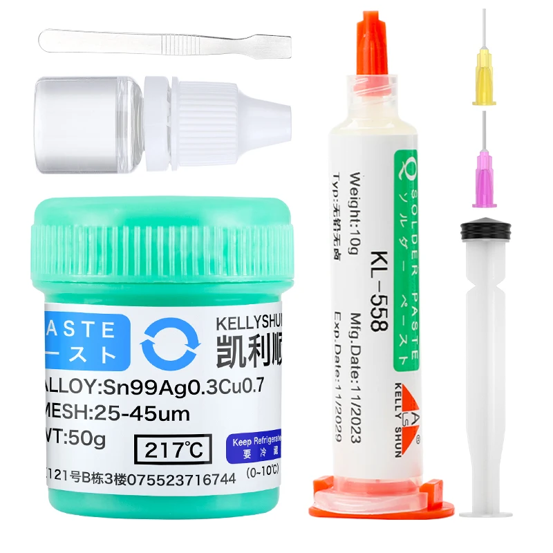 

Lead-free High Temperature 217° Solder Paste Flux For BGA SMT PCB Soldering Welding Paste Sn99Ag0.3Cu0.7 Soldering Paste