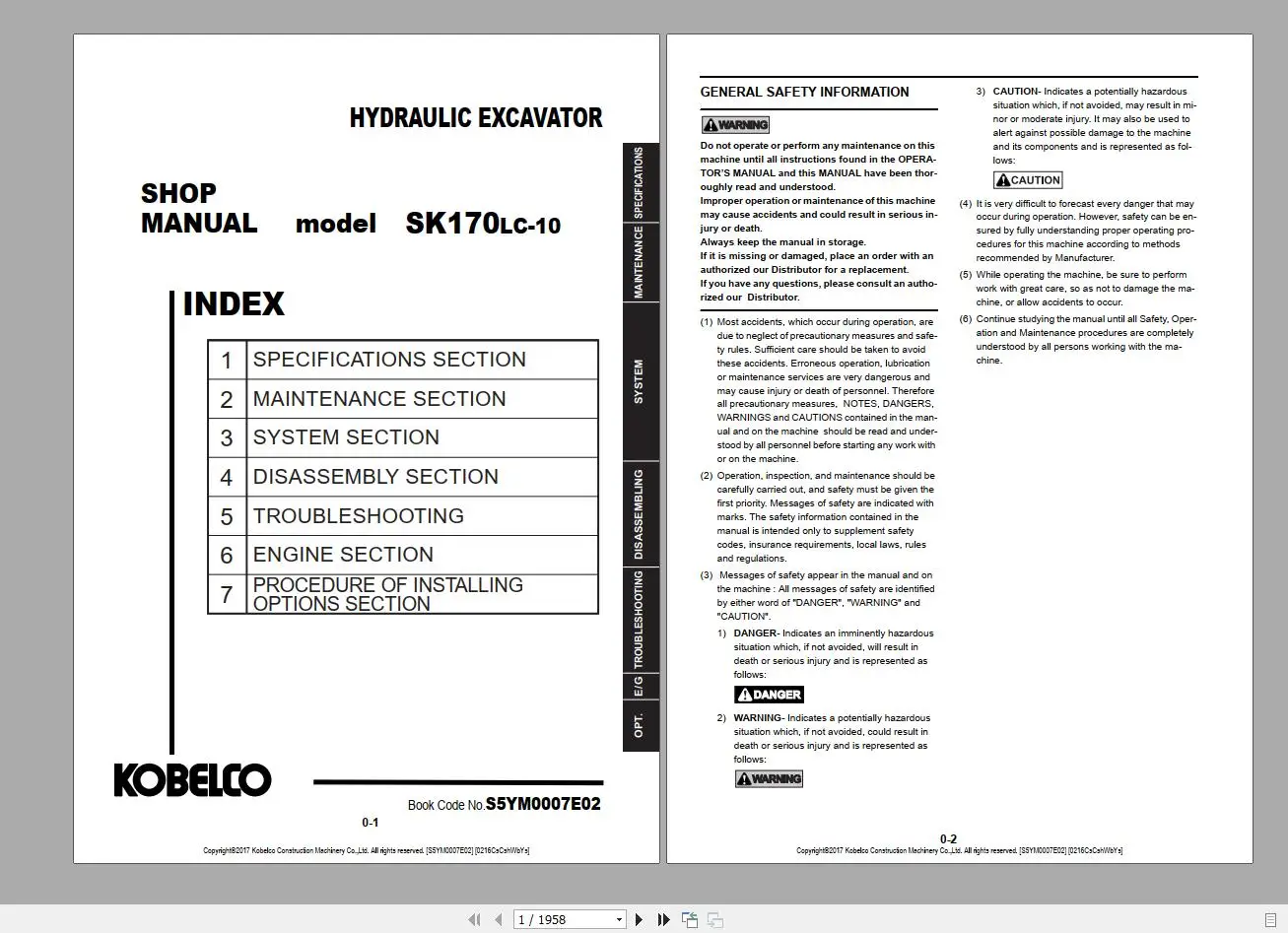 Kobelco 6.17 GB PDF DVD4 Updated 2021 Heavy Machinery Service Manual Shop Manual