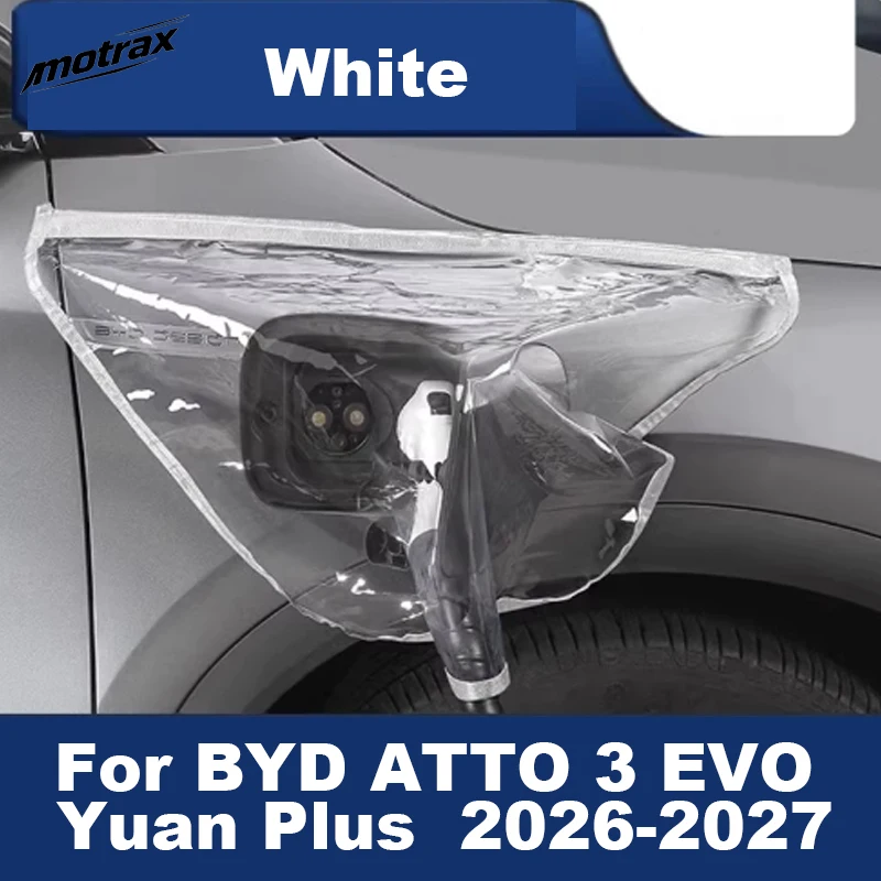 For BYD ATTO 3 EVO Yuan Plus 2026 2027 Charging Port Rainproof Cover Outdoor Charging Waterproof Cover Protection Accessories