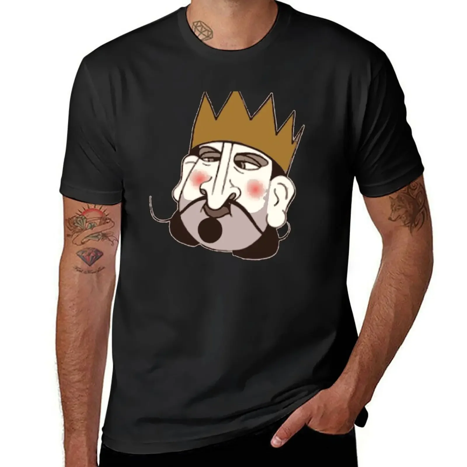 The King and the bird T-Shirt shirts graphic tees man t shirt designer shirts mens t shirts top quality