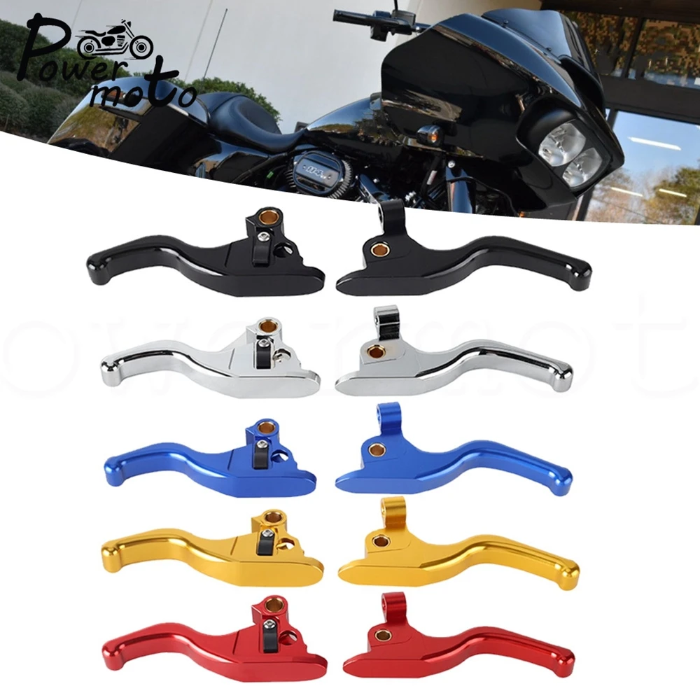 

Рычаг сцепления Shorty и длинный тормозной рычаг для Harley Touring, дисковые рычаги с ручкой на 2-3 пальца, 2008-2013 Road King Electra Street Glide