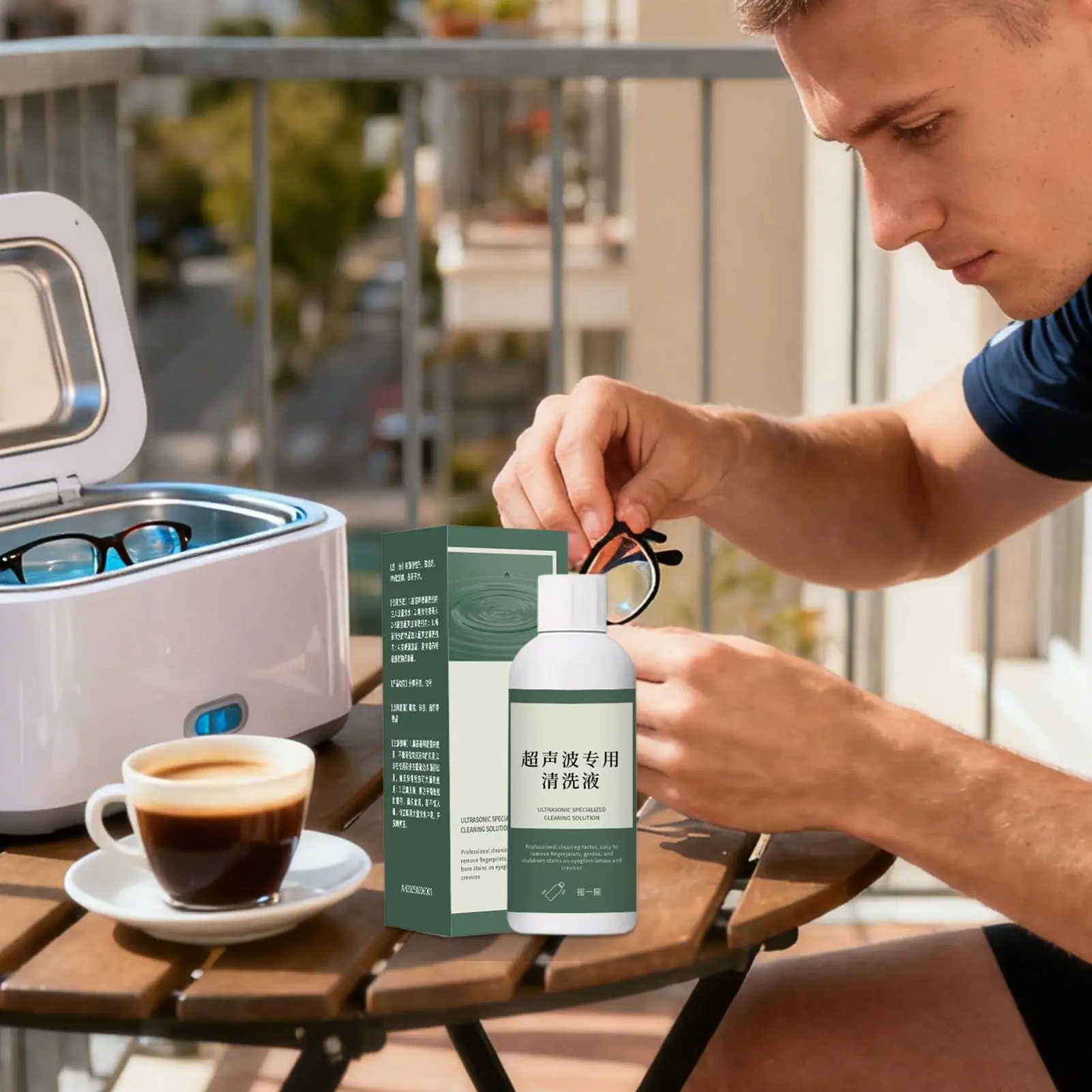 محلول منظف المجوهرات الاحترافي سائل التنظيف بالموجات فوق الصوتية المركز، مزيل تشويه فعال للخواتم والقلائد #3