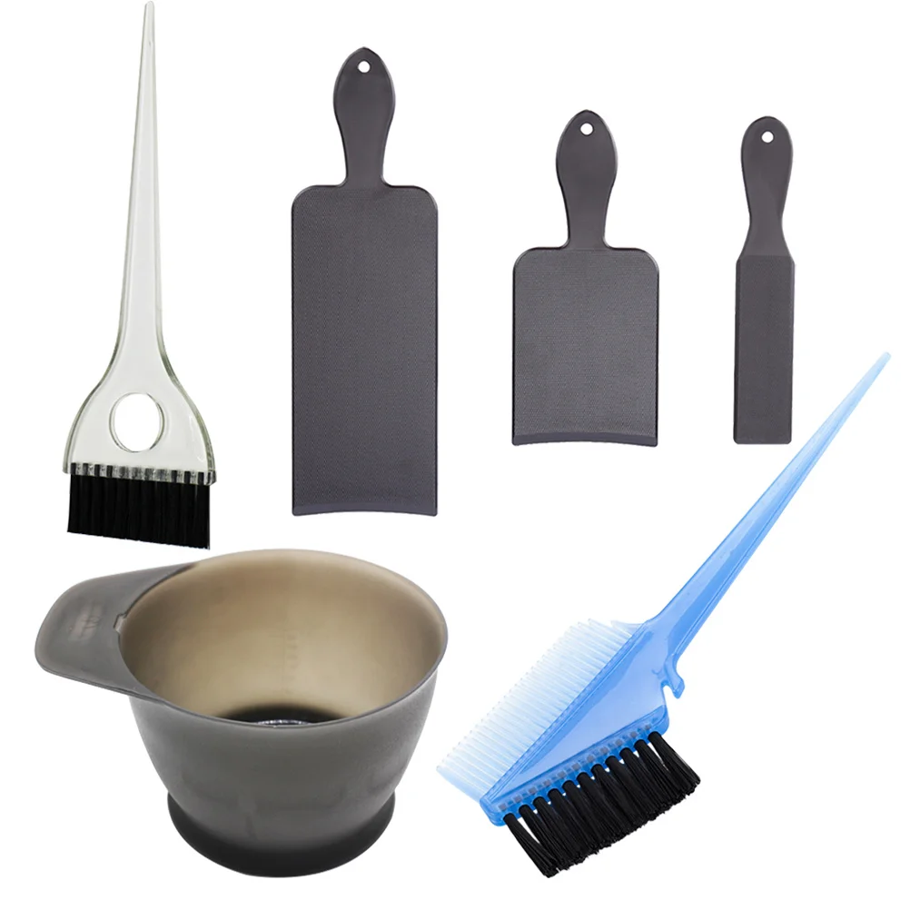 

1Set Hair Dye Kit Professional Salon Tool DIY Hair Coloring Accessories No Mess Hassle Free Black Blue Grey Transparent