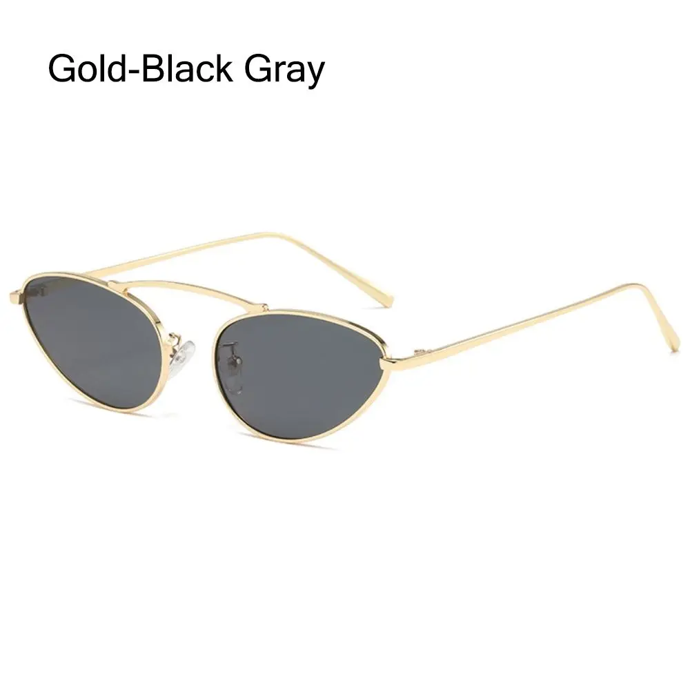 

Fashion Trendy Cat Eye Sunglasses Small Vintage Oval Sun Glasses Retro UV400 Protection 90s Glasses Beach/Travel/Streetwear