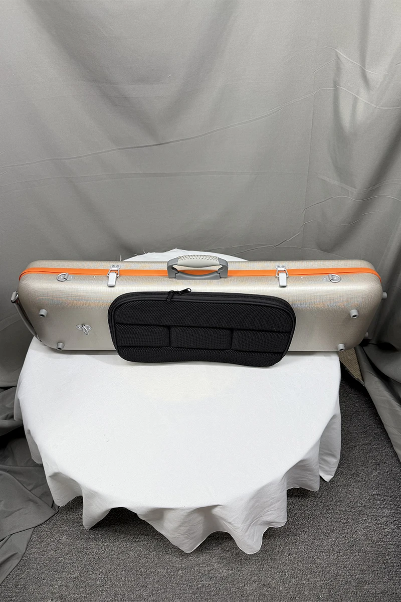 Stronger Fiberglass Rectangle Violin Hard case 4/4 Size for Professional Violin