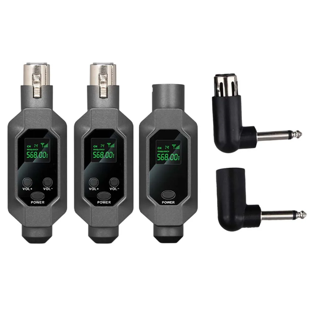 

2.4G Wireless Microphone Converter XLR Transmitter System For Dynamic Microphone For Theatre Show Tools