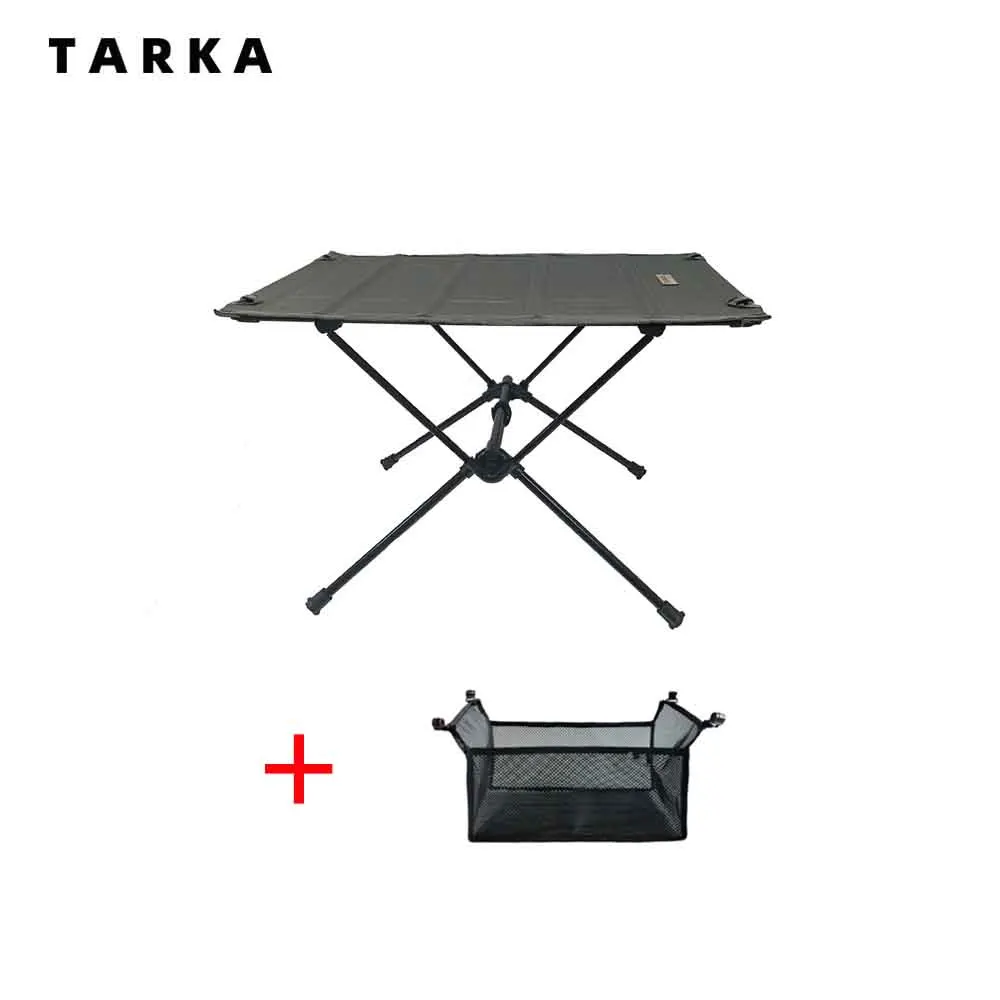 TARKA Camping-Tisch aus Oxford-Stoff, klappbarer Schreibtisch, leichte faltbare Stofftische, Outdoor-Angeln, Picknick-Schreibtisch, Campingausrüstung 7