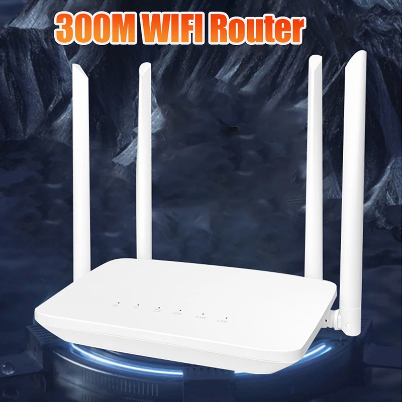 Router WIFI 300M Chipset MT7621A Router 2.4G + 5.8G Router commerciale domestico 4 antenne Router Wireless