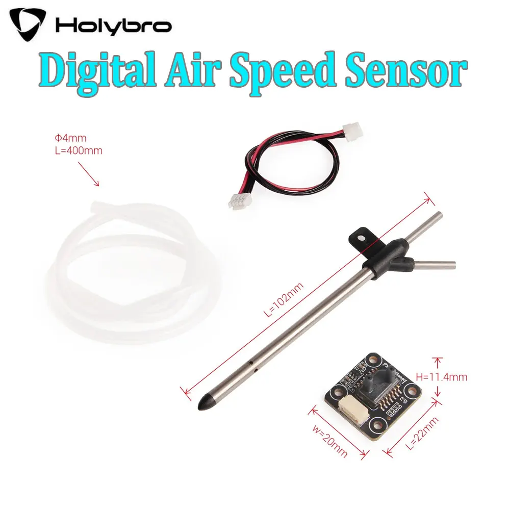 

Holybro Digital Airspeed Sensor MS5525DSO for Autopilot Flight Controller PX4