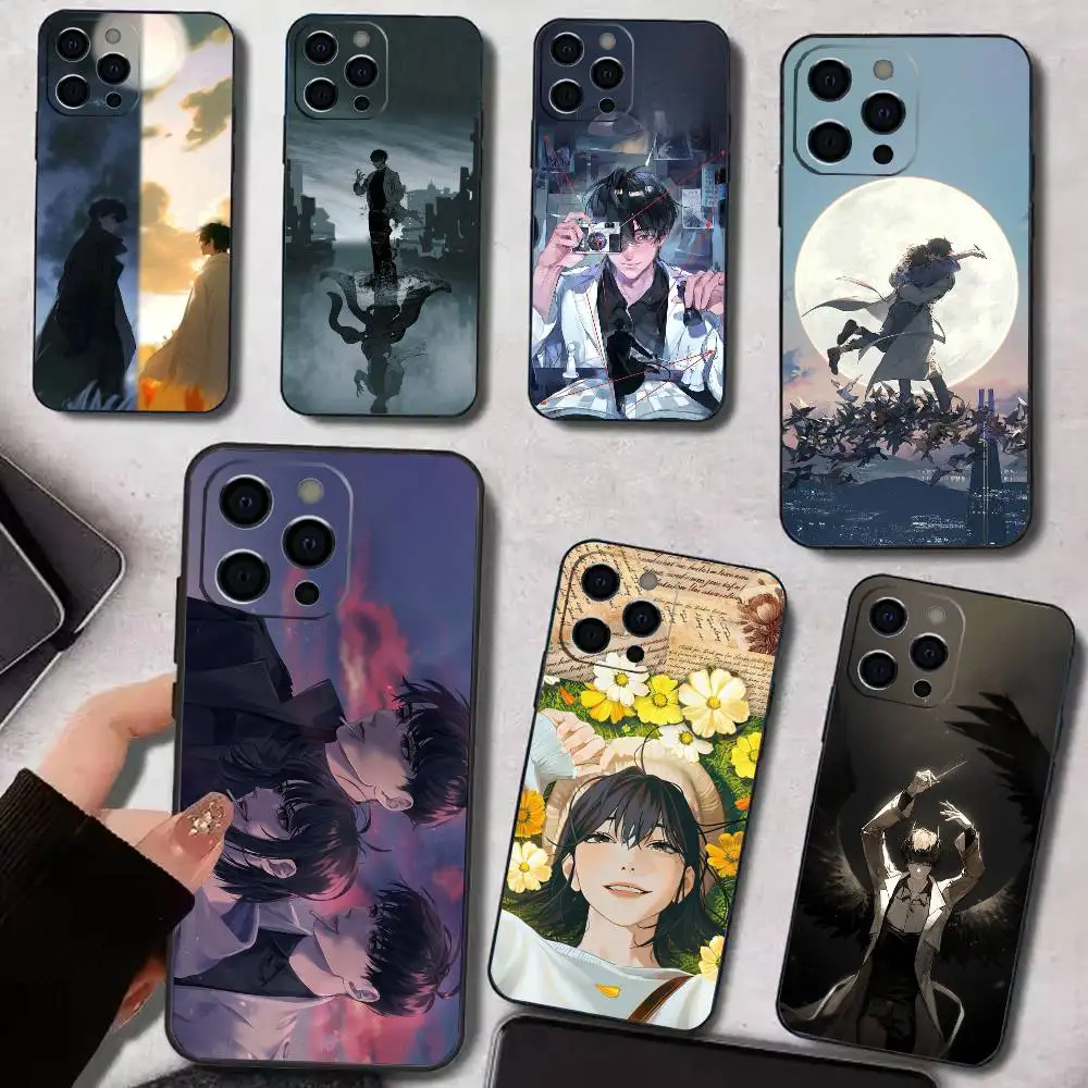 Чехол для телефона O-Omniscient Reader V-Viewpoint для iPhone17,16,15,14,13,12,11 Plus, мягкий черный чехол Pro Max