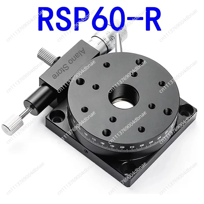 R-axis Rotary Sliding Table Manual Adjustment Of Displacement Platform 360º Fine Adjustment Of Angle Indexing Plate RS40 RS60