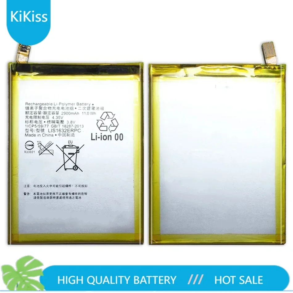 Mobile Phone Battery For Sony Xperia XZ Dual Sim F8332 Battery LIS1632ERPC 2900mAh