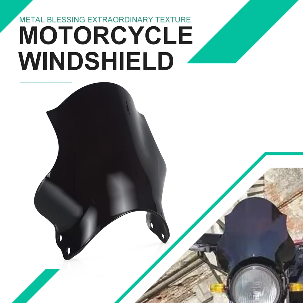 

For yamaha V-Max 1200 Motorcycle ABS windshield for Honda CB400 CB600 CB750 CB900 CB919 CB250 Hornet All Years Front windshield