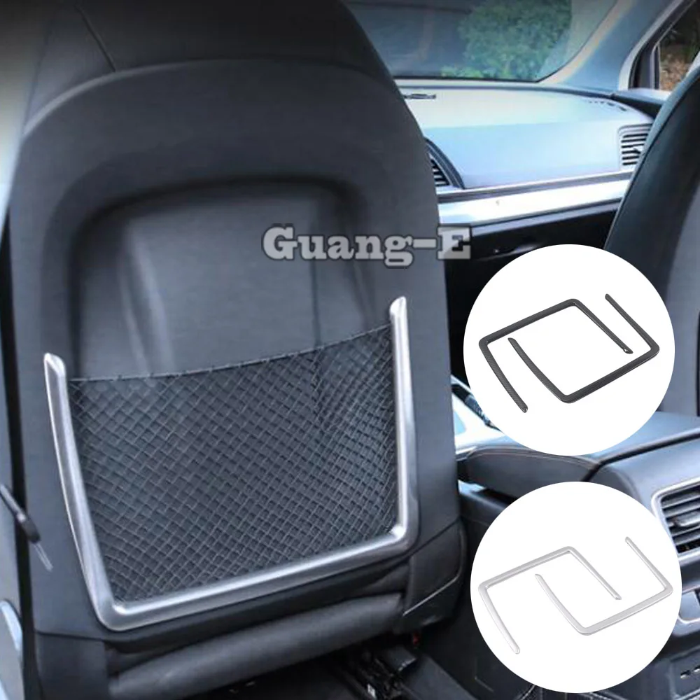 ABS Plastic Seat Back Rest Trim Cover Decoration Sticker Auto Interior Accessories For Audi Q5 Q5L 2018 2019 2020 2021 2022 2023