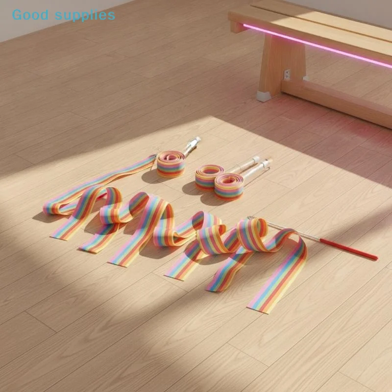 Kolorowa, artystyczna wstążka  – Kids Outdoor Balance Beam recenzja i cena