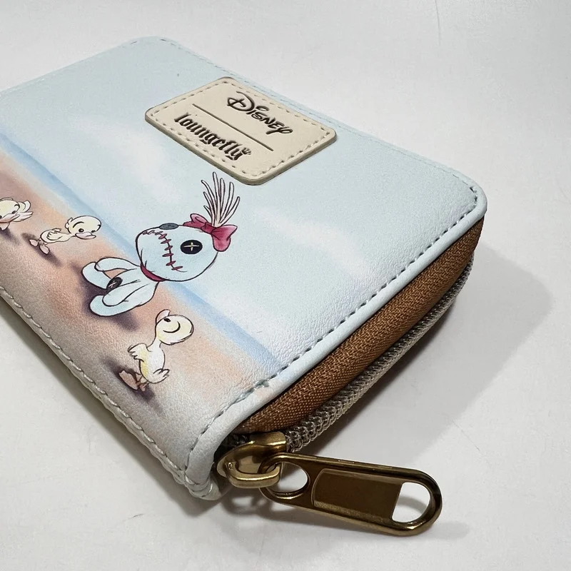 2025 Disney Stitch Cute Cartoon Anime  Purse Korean Edition Trendy Wallet Multi Functional Short Wallet Card Bag Kids Gift