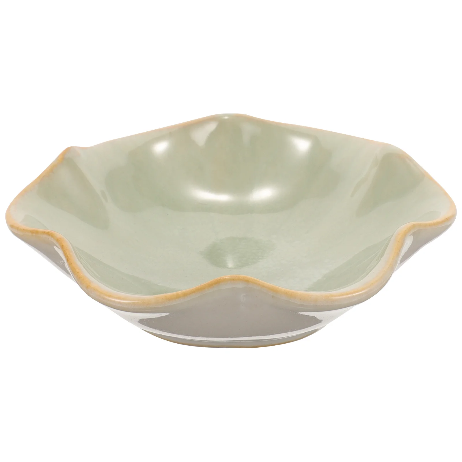 

Jewelry Ceramic Disc Dish Tray Holder Bracelet Trinket Light Green Dishes Trays Rings