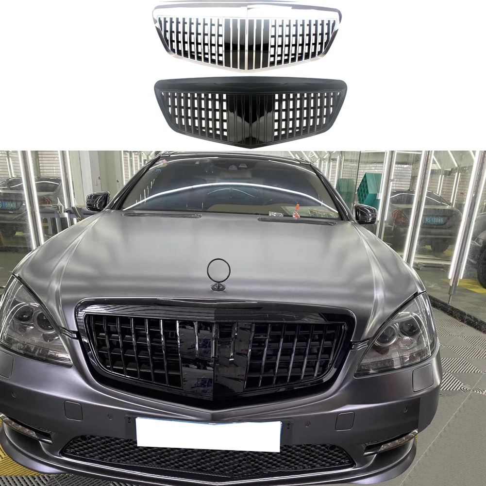 

Front Racing Facelift Bumper Grilles For Mercedes Benz W221 S-Class S320 S350 S400 S450 S500 S63 S65 2009-2013 Maybach