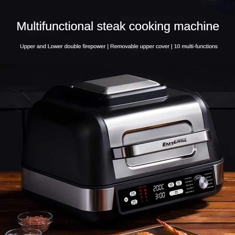 Steak Grill Machine Automatic High Temperature Oven Multi-functional Cooking Pot Kitchen Appliances Churrasqueira