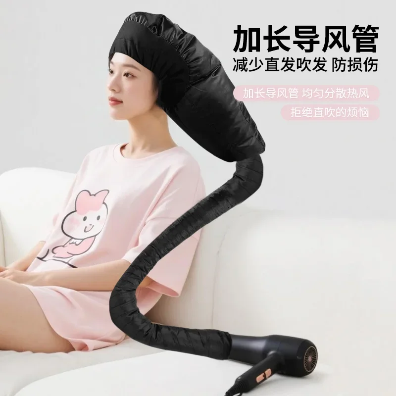 lazy hair blowing artifact, heating cap quick drying, household hair drying