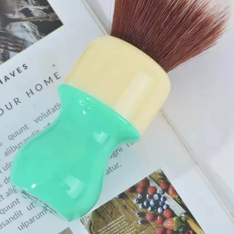 YAQI Surf 22mm Men's Shaving Brush - Affordable Synthetic Bristle Hair with Resin Handle for Smooth Shaving Experience