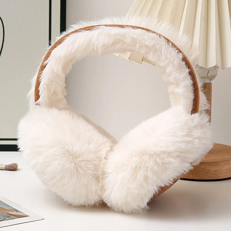 1Piece Korean Style Folding Earmuffs For Men And Women In Autumn And Winter Cute Plush Ear Protection And Warm Earmuffs