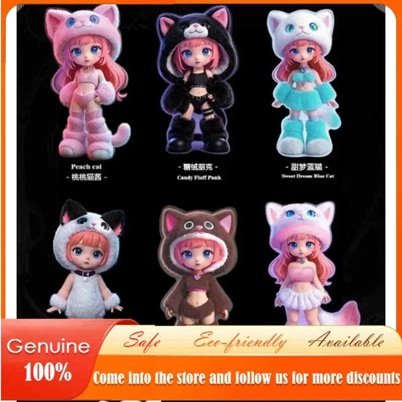 Authentic Cat Island Wonders BJD Series Blind Box Figure Cute Girl Doll Decoration Doll Toy Model Collectibles Ornament Gift