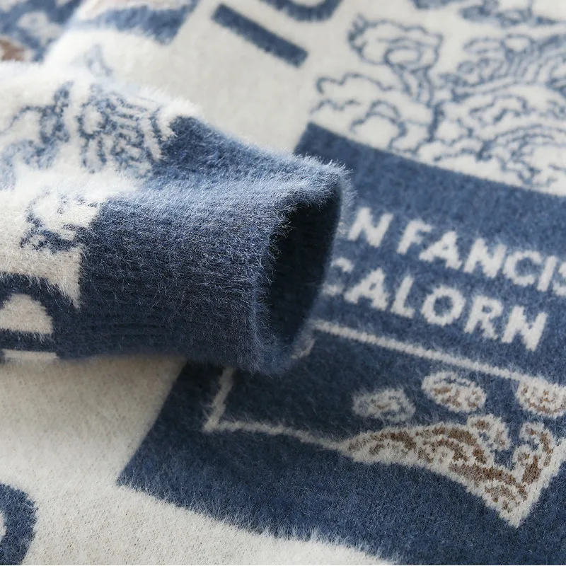 Sweater For Men Men's Clothing Streetwear Male Pullovers Spring Fashion Autumn Men's Sweat-shirt Knit Casual Hombre Warm Solid