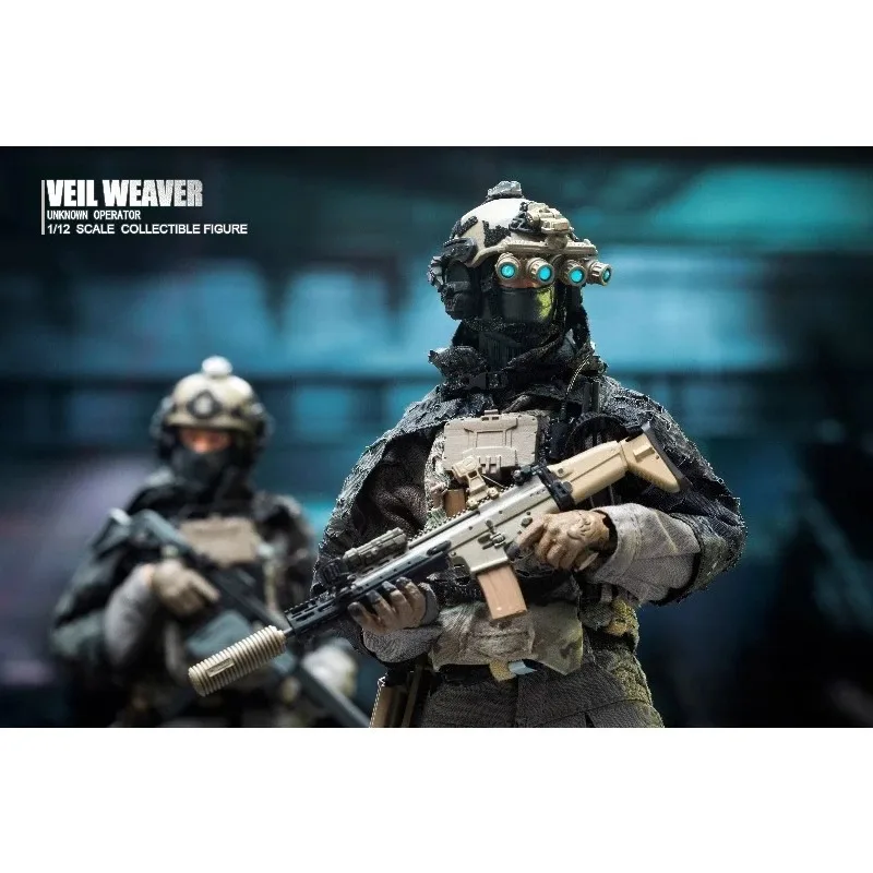 

Pre-sale HASUKI 1/12 SA04 Black Action Night Weaver WM-07 Soldier Model for Collection Scene Display