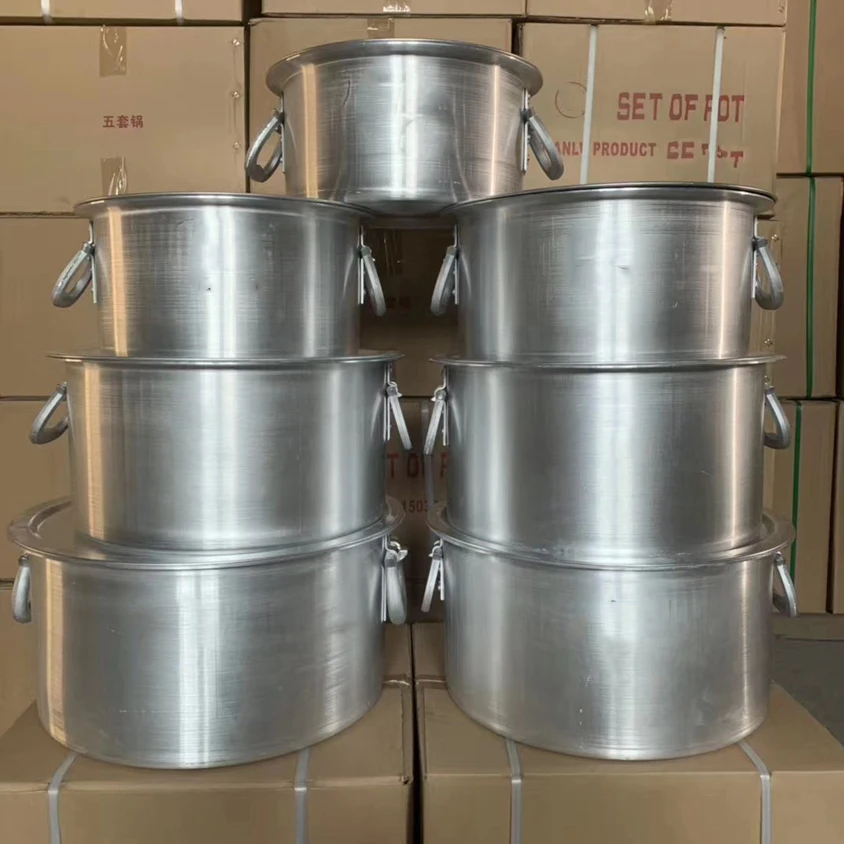 50Cm diameter aluminum large outdoor camping cooker pot cooker set