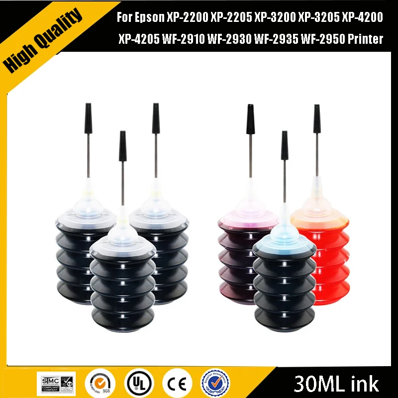 T604 604 604XL Refill Dye ink For Epson XP-2200 XP-2205 XP-3200 XP-3205 XP-4200 XP-4205 WF-2910 WF-2930 WF-2935 WF-2950 Printer