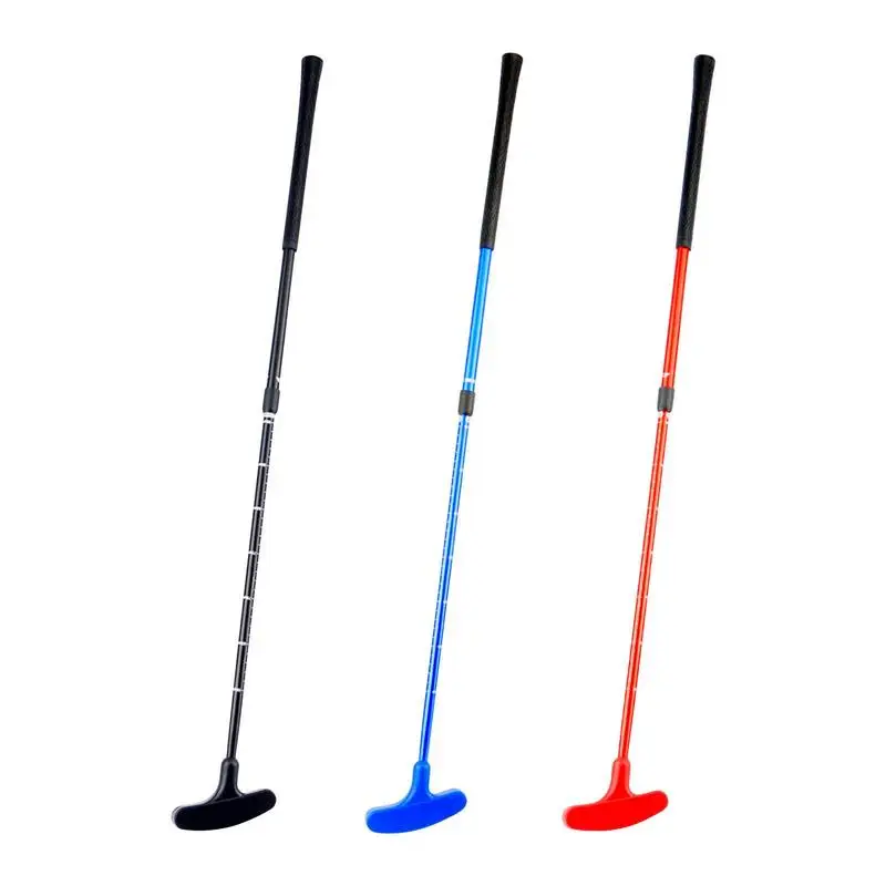 1pc Kids Adults Golf Putter Club Children Double Side Mini Rubber Head Putter Equipment Fitness Golf Toys For Golf Games