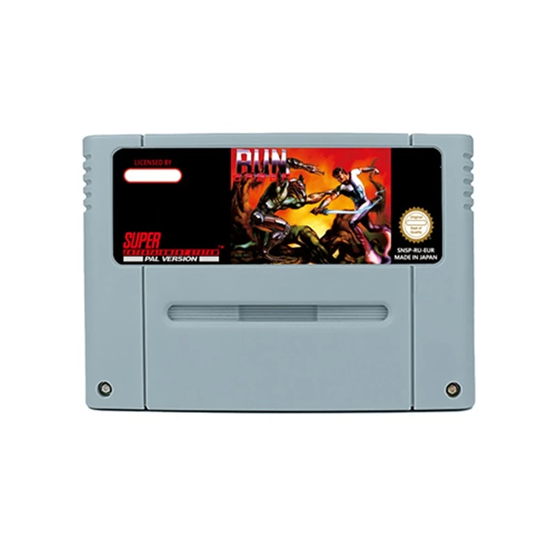 Run Saber Action  Game for SNES 16 Bit Retro Cart Children Gift