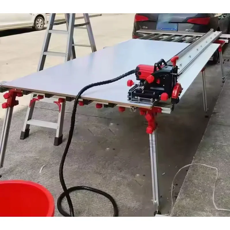 

Shijing 9510 3200 Stone Cutting Tool Large Porcelain Tile Slab Cutter 45 Mitre Rail Guide