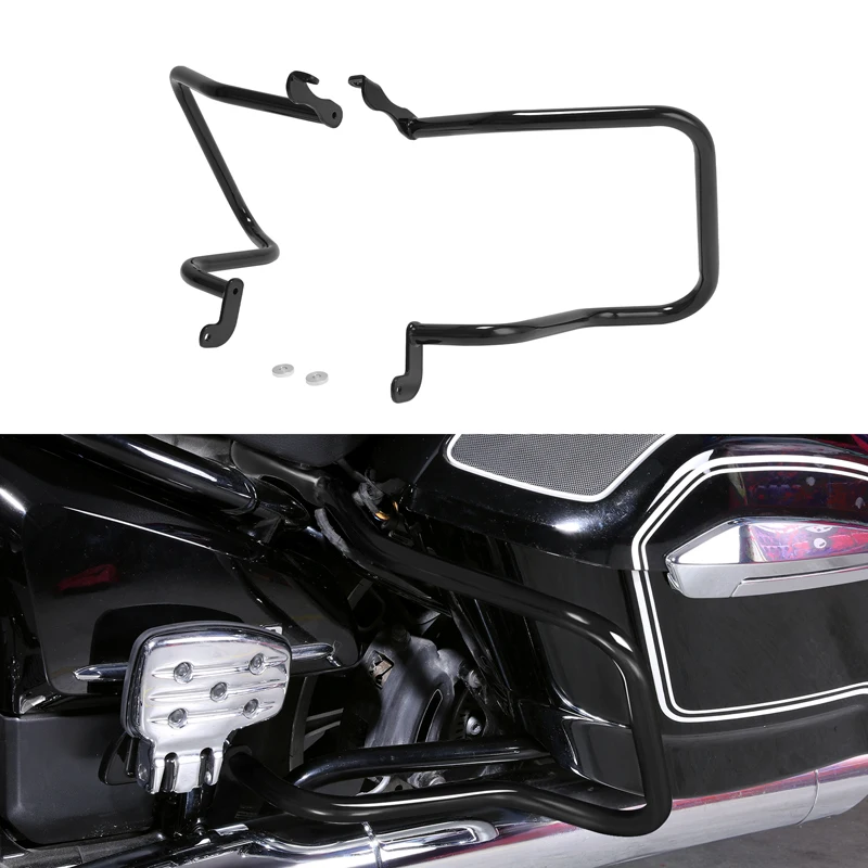 

Motorcycle Left and Right Engine Guard Highway Crash Bars For BMW R18 Transcontinental 2022-2024 2023 Black/Chrome