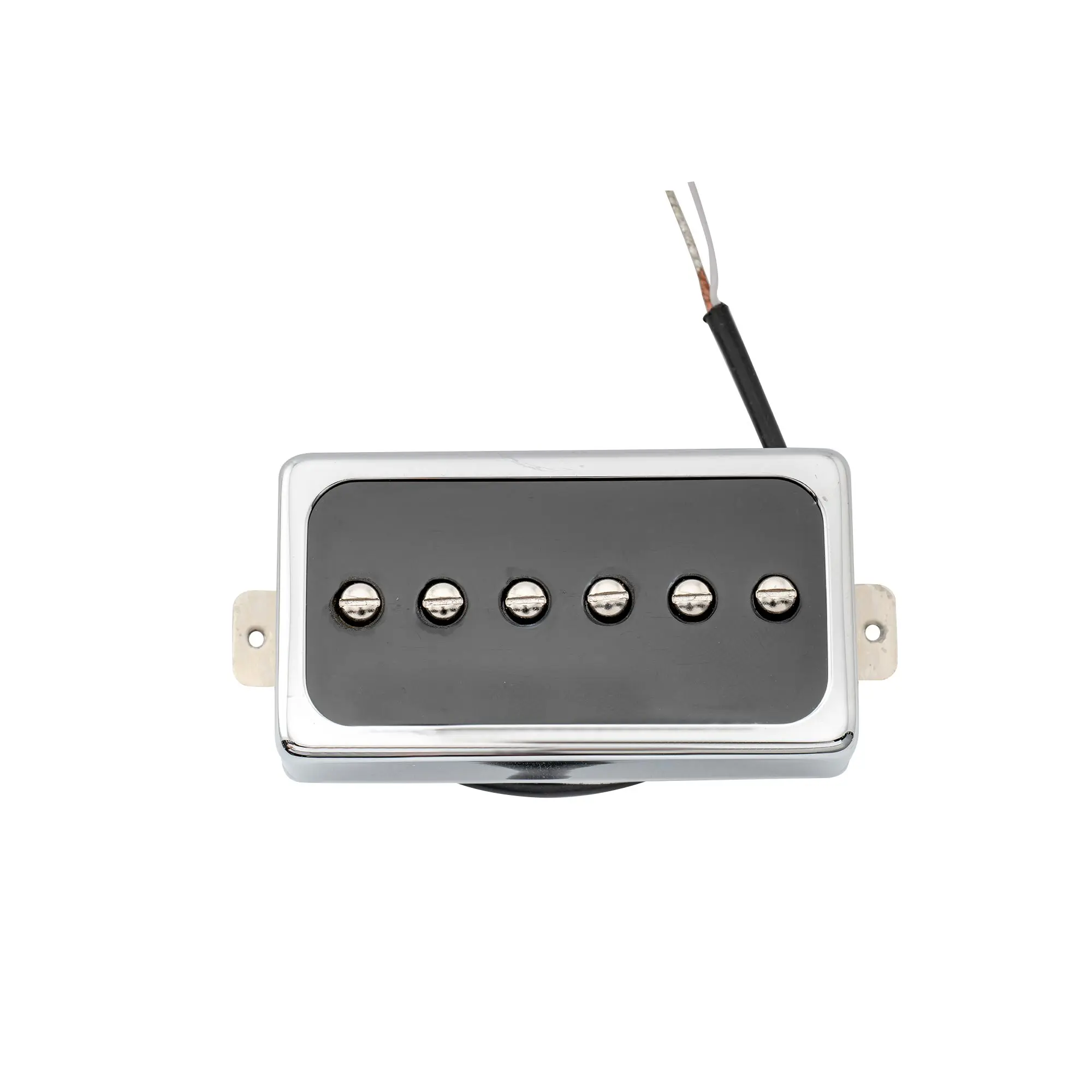 Artec SHA66C Alnico 5 Splendor LP Single Coil Neck Pickup 8K for Les Paul Style Electric Guitar, Chrome/Black