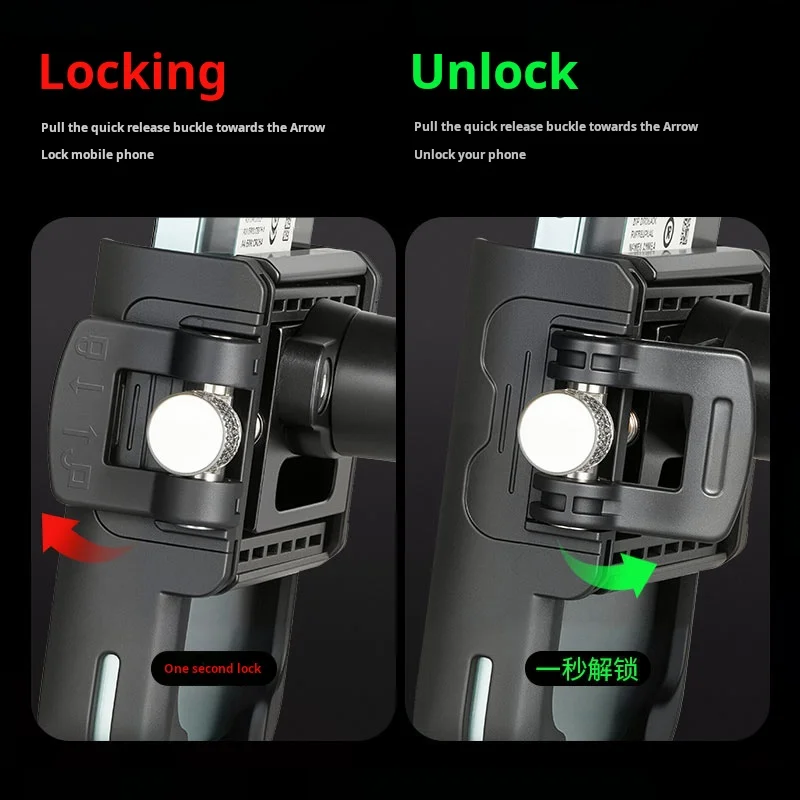 GUB P33 Bike Phone Holder 360 Rotation Bicycle Phone Holder for 5.4-7.2 Inch Devices Motorcycle Handlebar Mobile Phone Stand - view 6