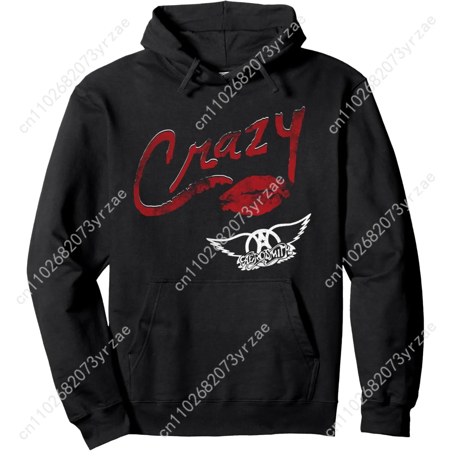 Retro aerosmith louco pulôver com capuz das mulheres dos homens pulôver moda confortável hoodies moletom respirável vintage topos