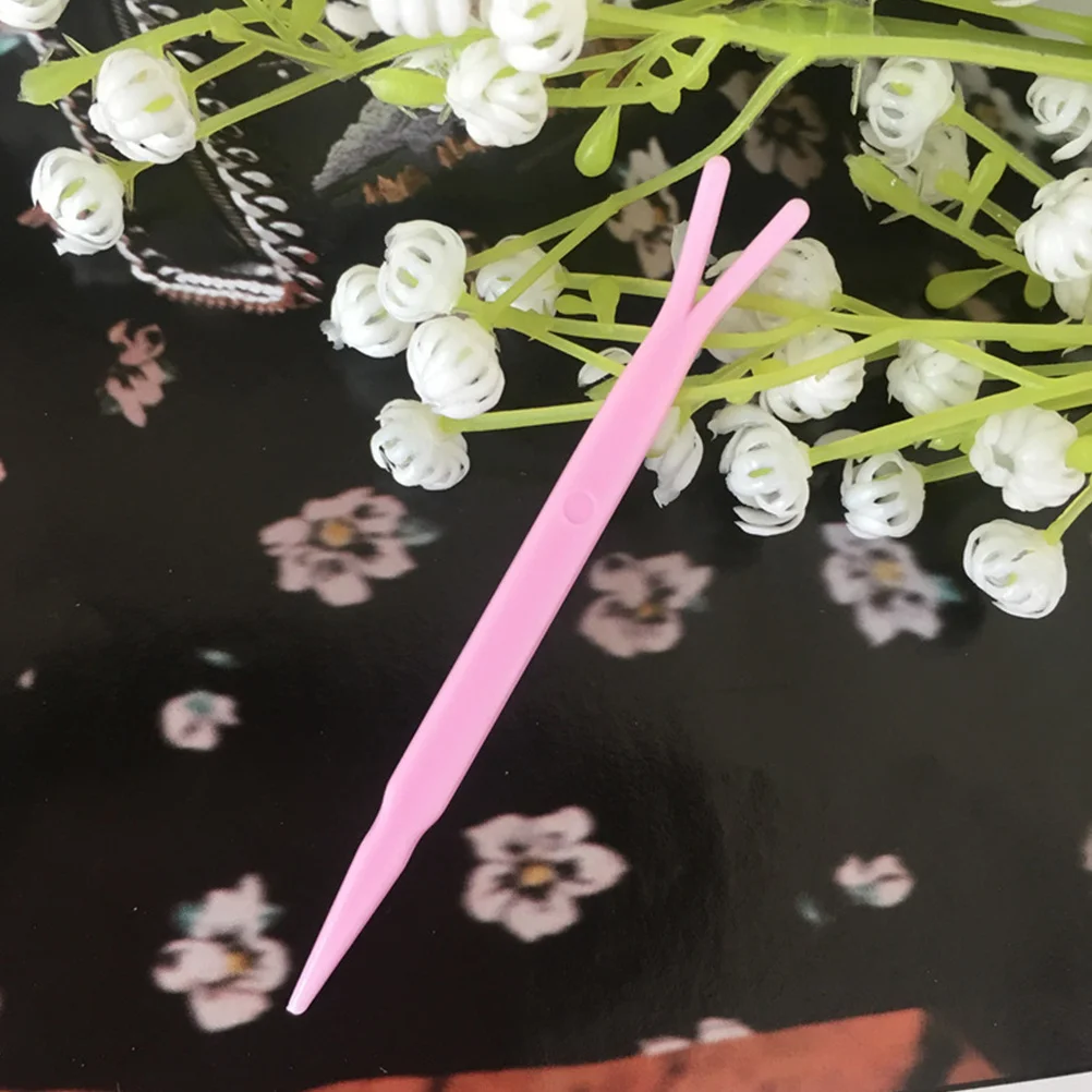 100개입 더블폴드 아이리드 포크 Y자형 인체공학적 메이크업 도구 가정 및 뷰티샵 사용에 적합 충분한 수량