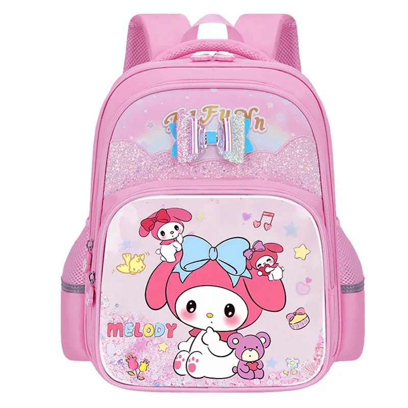 Waterproof Backpack, Sanrio Kuromi Mymelody Cute Cartoon Large Capacity School Bag,Fashionable Casual Backpack, Multiple Pockets