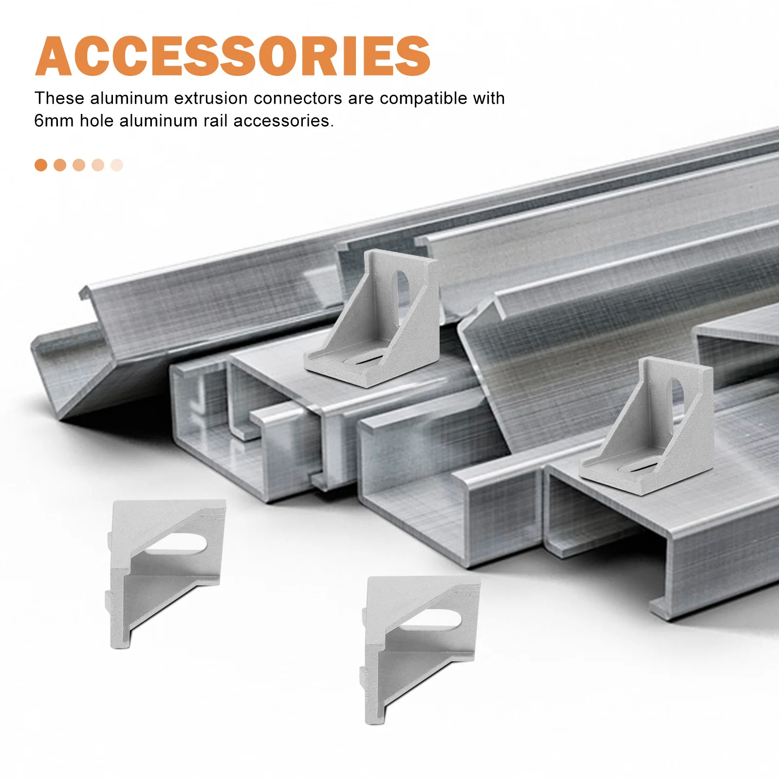 20 قطعة الألومنيوم الشخصي ركن بين قوسين 2020 سلسلة L قوس موصلات ل 90 درجة الألومنيوم النتوء الإطار الجمعية #1